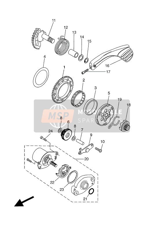 Yamaha CW50LN 2016 Inicio para un 2016 Yamaha CW50LN